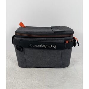 PDP Gaming Deluxe Elite Travel Case for Nintendo Switch Gray Shoulder Carry Bag